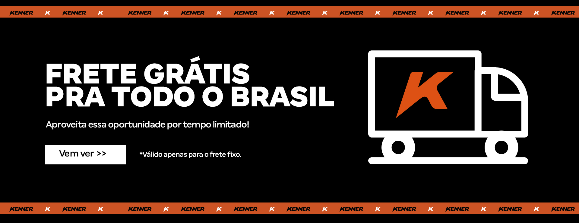 3° full banner desk  frete gratis